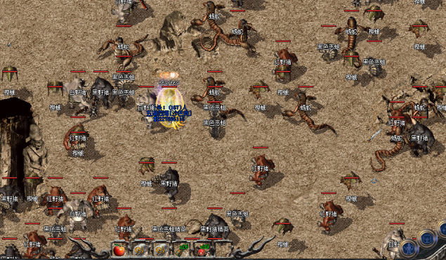 地图怪物游戏以晋级爆装攻沙三大中